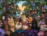 Puzzle Ravensburger 2000 dielikov Mačacia chalúpka