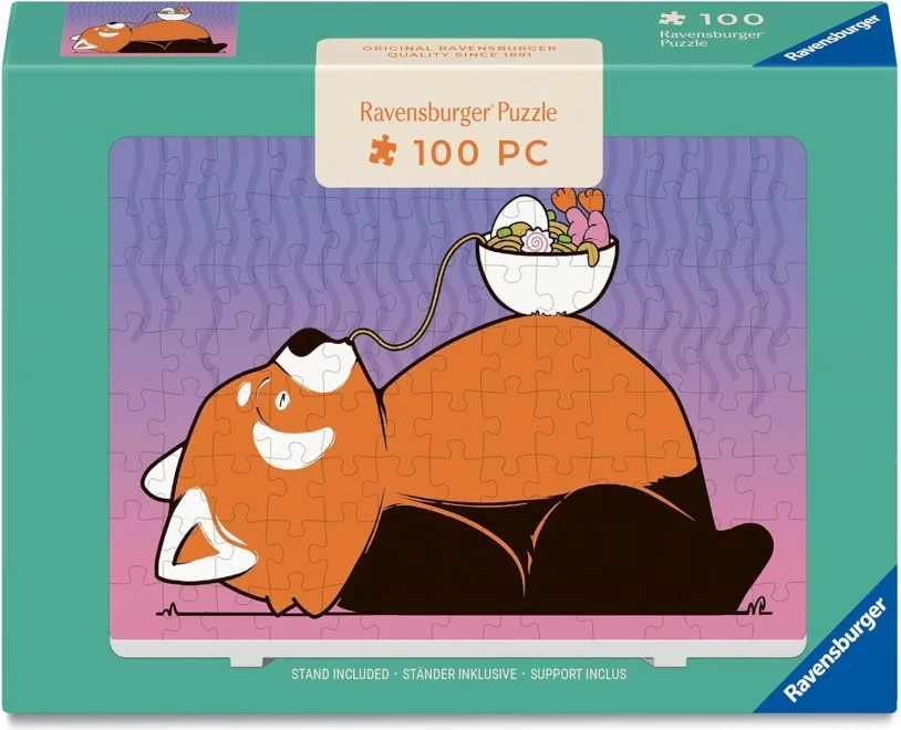Mini puzzle so stojanom Ravensburger 100 dielikov Chvíľa pre ramen