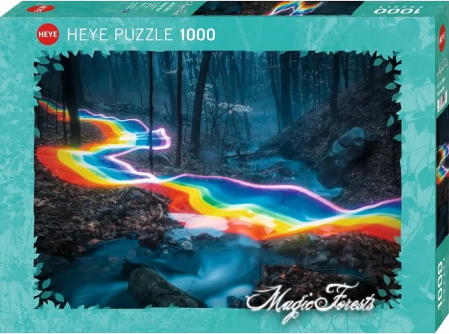 Puzzle Heye 1000 dielikov Magic Forests: Dúhová cesta