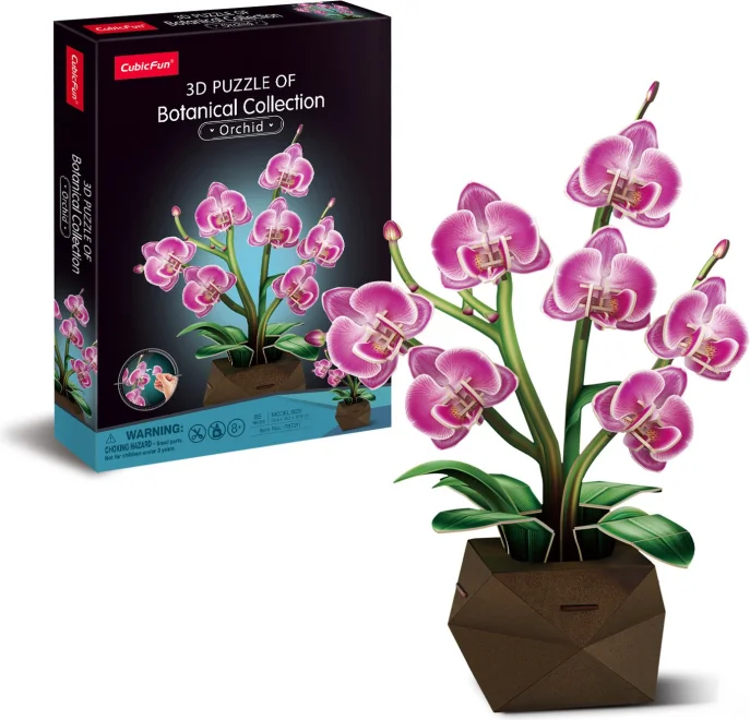3D puzzle CubicFun  Botanical Collection: Orchidea 85 dielikov