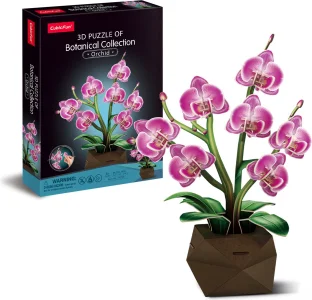 3D puzzle CubicFun  Botanical Collection: Orchidea 85 dielikov