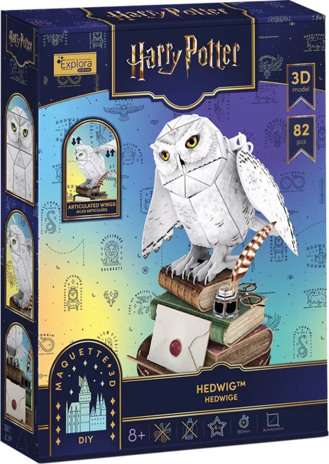 3D puzzle CubicFun  Harry Potter: Sova Hedviga 82 dielikov