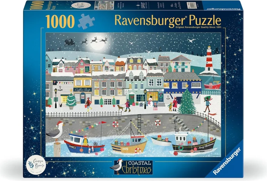 Puzzle Ravensburger 1000 dielikov Vianoce na pobreží