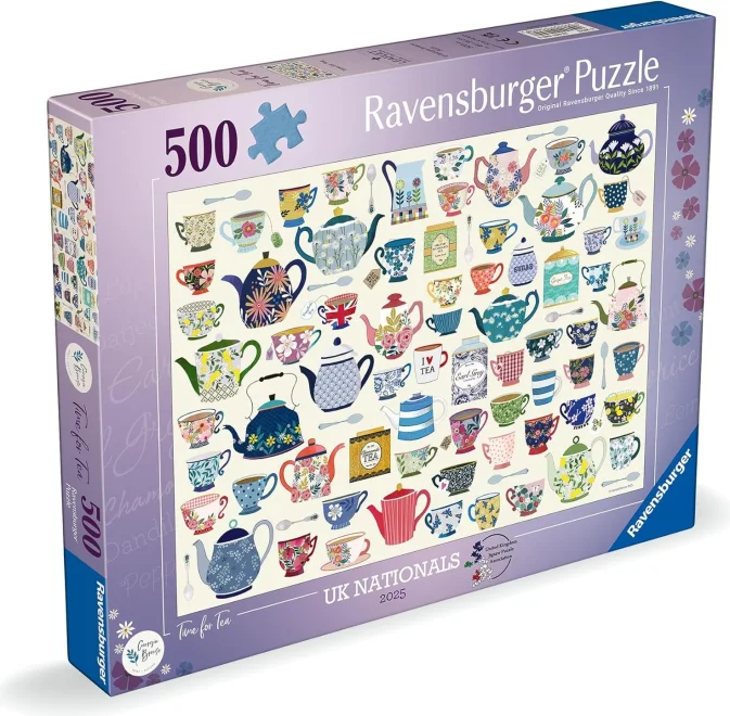 Puzzle Ravensburger 500 dielikov Čas na čaj