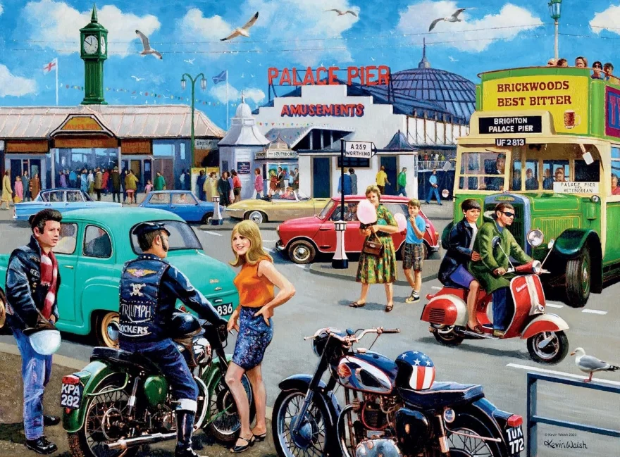 Puzzle Ravensburger 4x500 dielikov Happy Days č. 2: Výlety