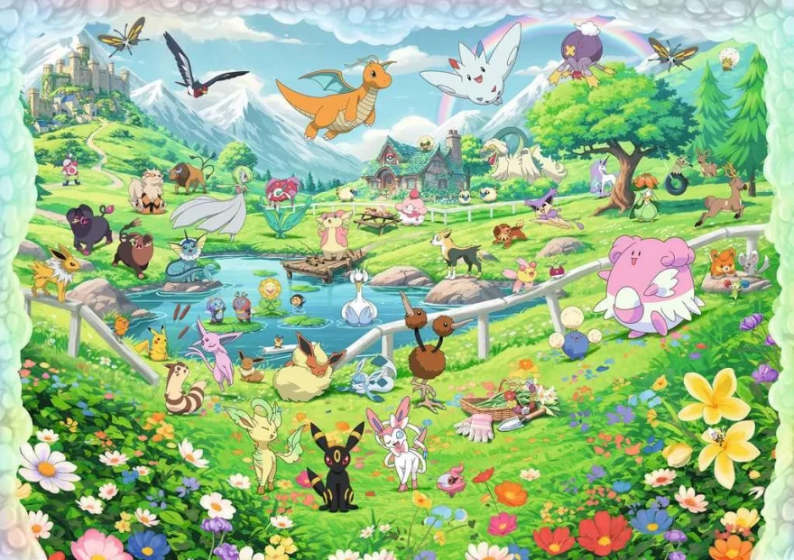 Puzzle Ravensburger 40320 dielikov Pokémon