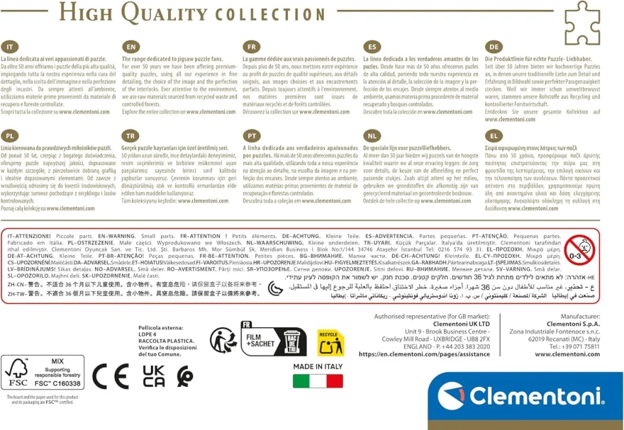 Puzzle pre deti Clementoni 60 MAXI dielikov 