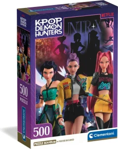 Puzzle Clementoni 500 dílků K-pop: Lovkyně démonů - Huntrix