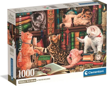 Puzzle Clementoni 1000 dílků Zvědavé vousky