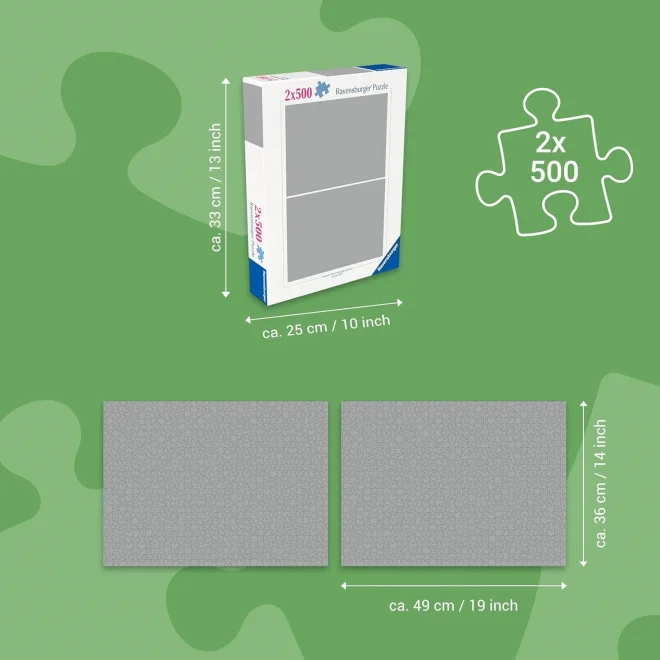 Puzzle Ravensburger 4x500 dielikov 