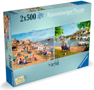 Puzzle Ravensburger 2x500 dielikov 