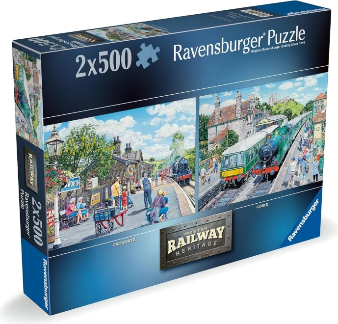 Puzzle Ravensburger 2x500 dielikov 