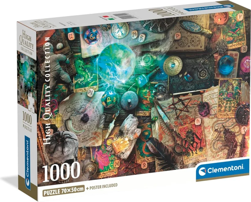 Puzzle Clementoni 1000 dielikov Maleficium - čierna mágia