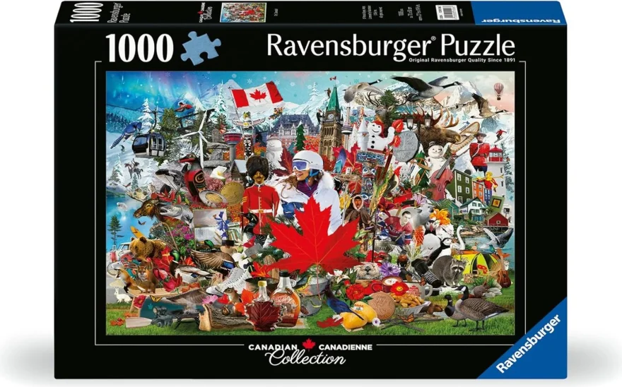 Puzzle Ravensburger 1000 dielikov Ó, Kanada!