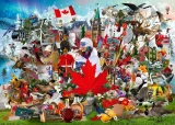 Puzzle Ravensburger 1000 dielikov Ó, Kanada!
