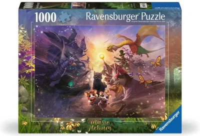 Puzzle Ravensburger 1000 dielikov Musse & Helium: Posledná bitka