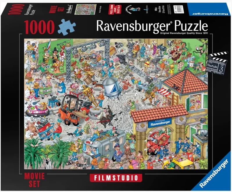 Puzzle Ravensburger 1000 dielikov Ray's Comic – Movie Set: Filmové štúdio (3)