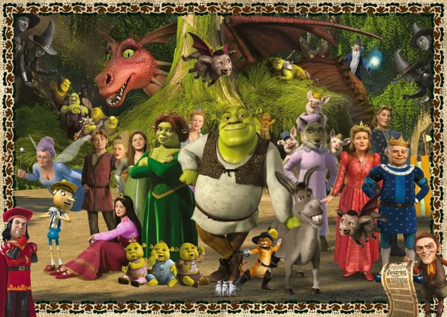 Puzzle Ravensburger 1000 dielikov Shrek Evergreen