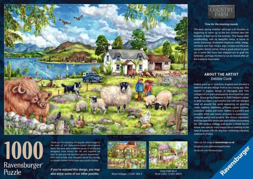 Puzzle Ravensburger 1000 dielikov Život na statku