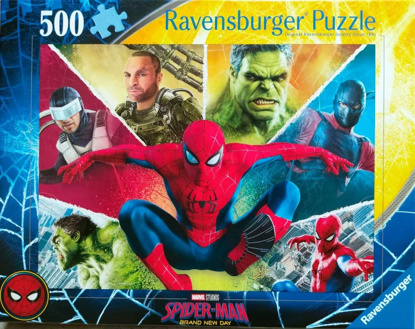 Puzzle Ravensburger 500 dielikov Spider-Man: Zbrusu nový deň
