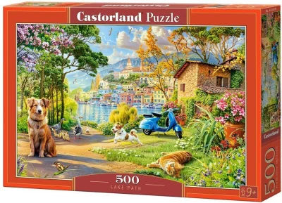 Puzzle Castorland 500 dielikov Cestička k jazeru