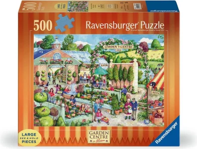 Puzzle Ravensburger 500 väčších dielikov Záhradné centrum v kvete