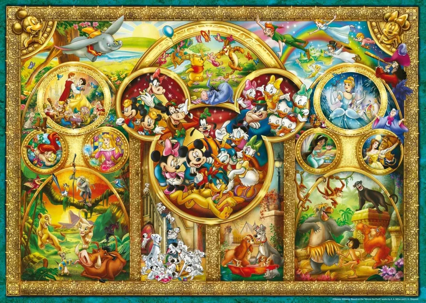 Puzzle Ravensburger 2x500 dielikov 