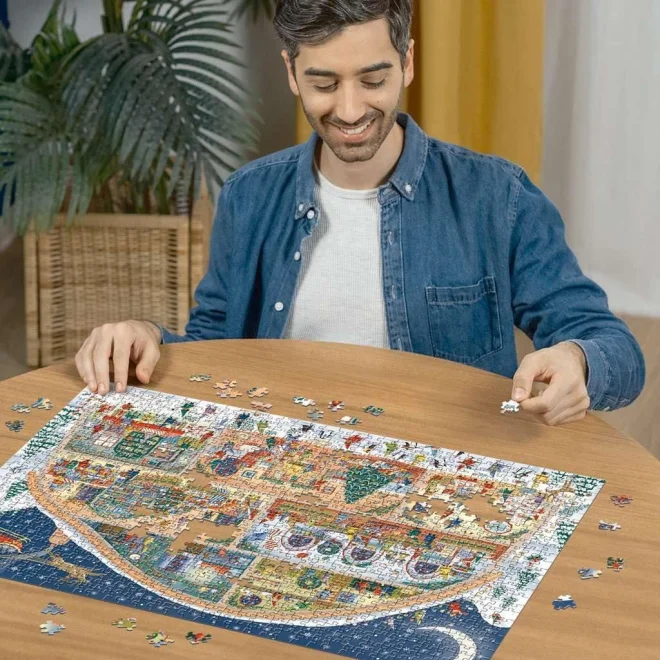 Puzzle Ravensburger 1000 dielikov Santova dielňa