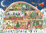 Puzzle Ravensburger 1000 dielikov Santova dielňa