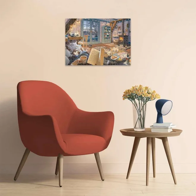 Puzzle Ravensburger 500 väčších dielikov Útulný kútik