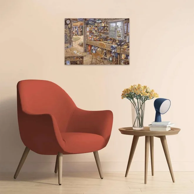 Puzzle Ravensburger 500 väčších dielikov Otcova kôlňa