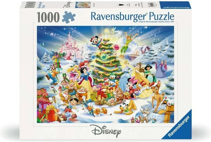 Puzzle Ravensburger 1000 dielikov Vianoce u Disneyho