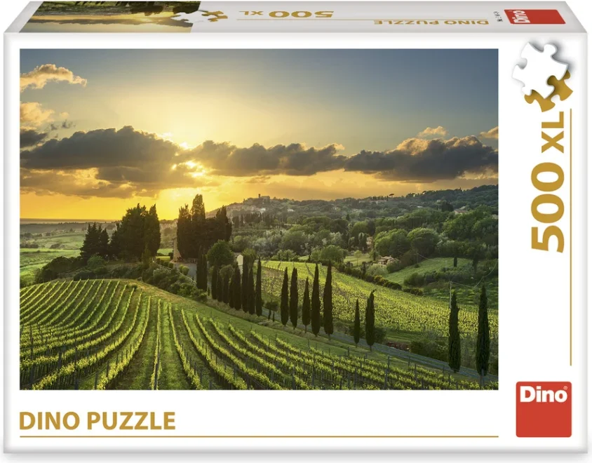 Puzzle Dino 500 XL dielikov Vinice Maremma, Taliansko
