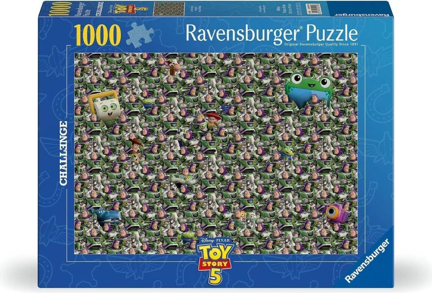 Puzzle Ravensburger 1000 dielikov Challenge: Toy Story 5 - Buzz Lightyear