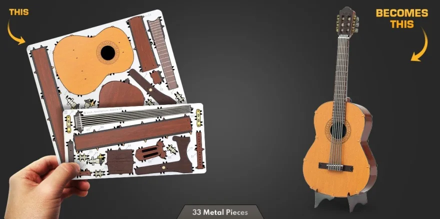 Kovové 3D puzzle Metal Earth  Klasická gitara