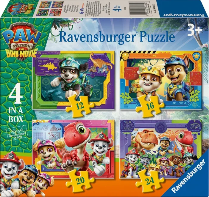 Puzzle pre deti Ravensburger sada 4v1 