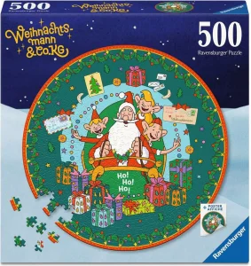 Okrúhle puzzle Ravensburger 500 dielikov 