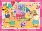 Puzzle pre deti Ravensburger sada 4v1 Peppa Pig: Párty