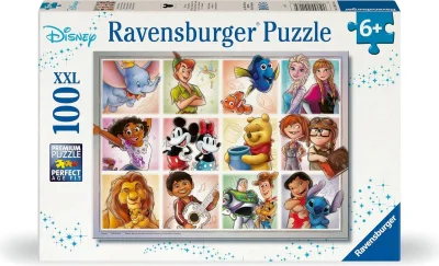 Detské puzzle Ravensburger 100 dielikov XXL Postavy Disney