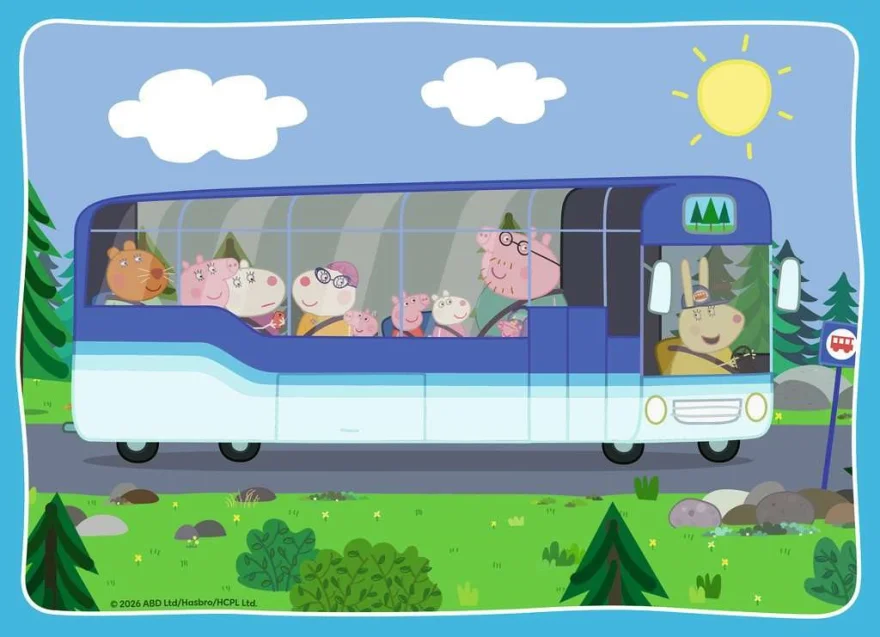 Puzzle sada Ravensburger 4x42 dielikov Peppa Pig