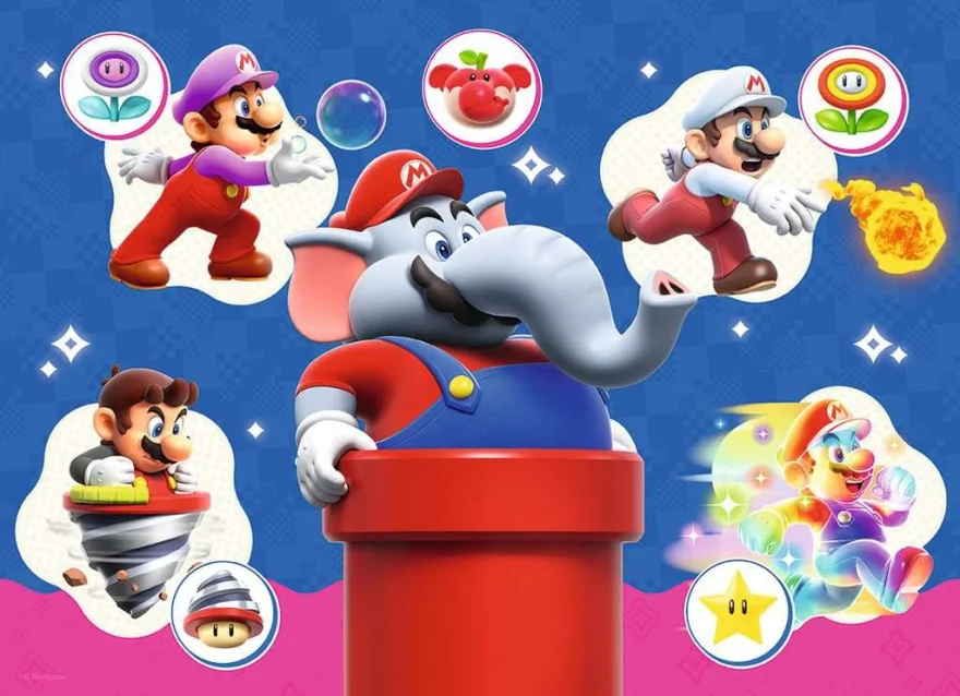 Puzzle sada Ravensburger 4x100 dielikov Super Mario