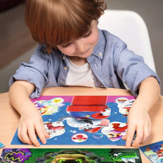 Puzzle sada Ravensburger 4x100 dielikov Super Mario