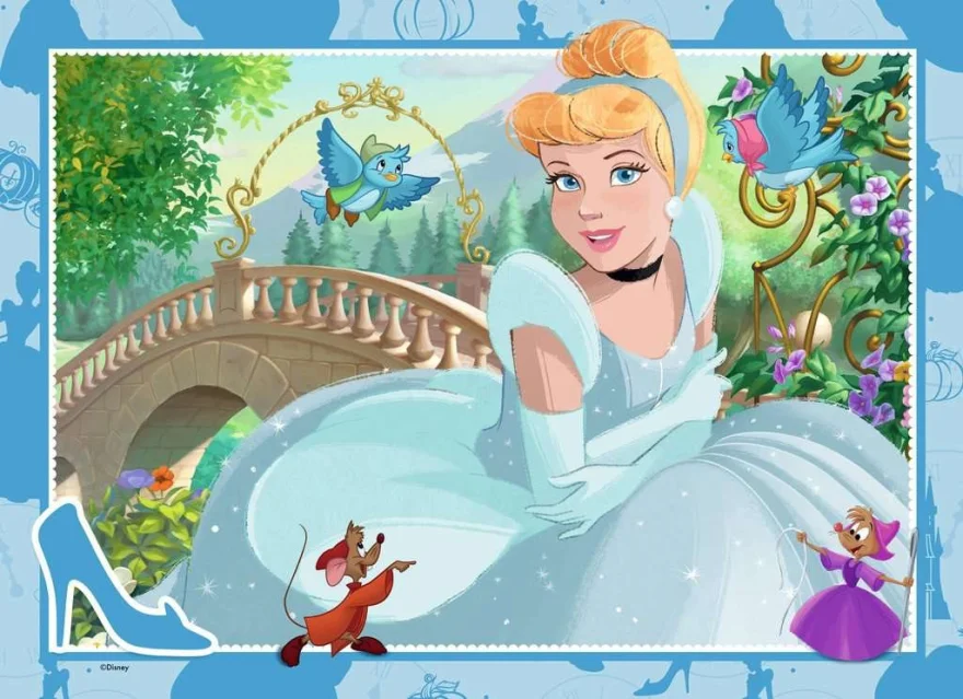 Puzzle sada Ravensburger 4x100 dielikov Disney Princezné