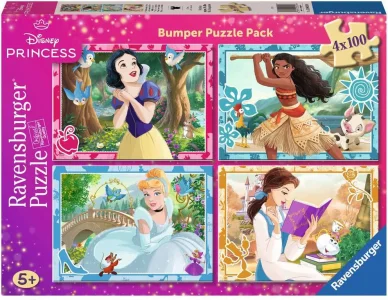 Puzzle sada Ravensburger 4x100 dielikov Disney Princezné