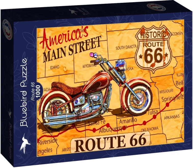 Puzzle Bluebird 1000 dielikov Route 66