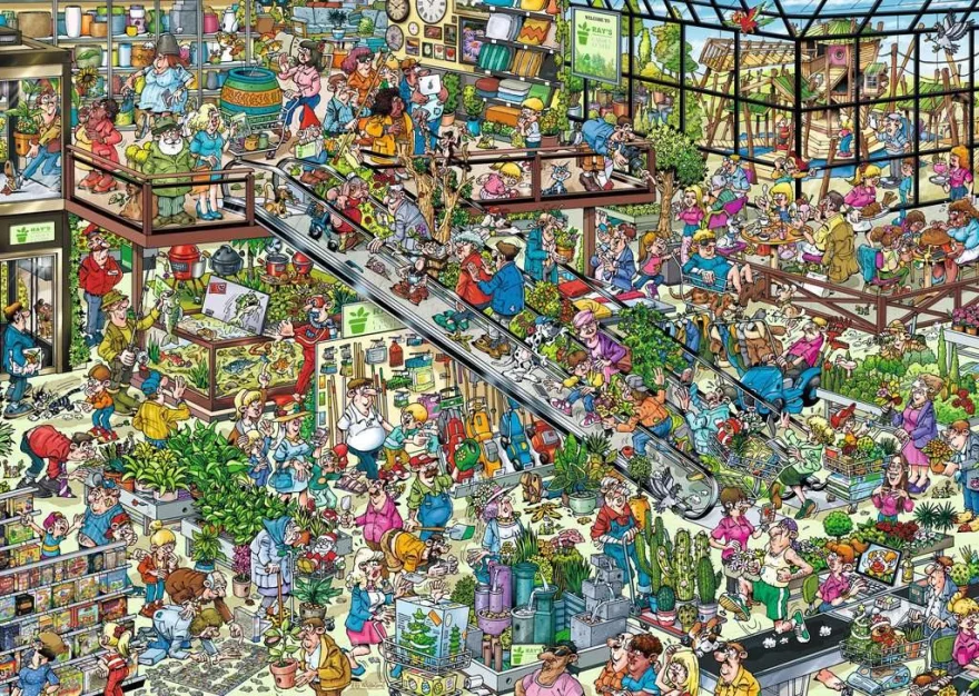 Puzzle Ravensburger 1000 dielikov Ray's Comic – Záhradné centrum