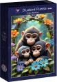 Detské puzzle Bluebird 300 dielikov Roztomilé opičky