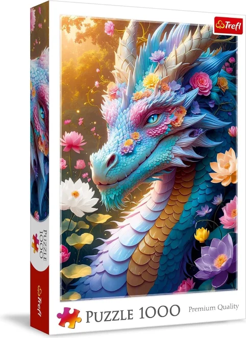 Puzzle Trefl 1000 dielikov Farebný drak
