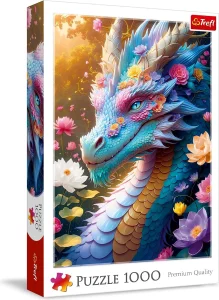 Puzzle Trefl 1000 dielikov Farebný drak