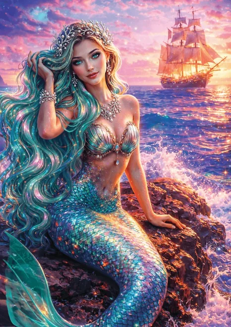 Puzzle Trefl 1000 dielikov Siréna